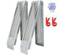 LIEKUMM Heavy Duty Vehicle Ramps, 210 x 22 cm Folding Portable Loading Ramps for Vans, 440 kg Capacity Non-Slip Van Ramps for ATVs, Quads, Lawn Tactors, Motorbikes, Bikes, Mobility Scooters