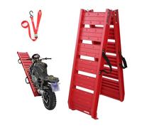 LIEKUMM Motorcycle Ramp 182.5 x 29.5 cm, 250 kg Capacity Motorbike Ramps for Vans, Aluminium Folding Heavy Duty Car Ramps with Bicycles, E-bikes, Dirt Bikes, Motorbikes