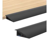 LIEKUMM Rubber Threshold Ramp 100 cm, 3-3.5 cm Height Floor Transition Strips, 1000 kg Load Capacity Threshold Strips for Doorways, Wheelchair Ramps for Doorways, Grass, Mobility Scooters, Golf Cart
