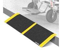 LIEKUMM Threshold Ramp 25 x 80 cm, 300 kg Load Capacity Aluminium Lightweight Wheelchair Ramp, Door Ramps for Wheelchairs, Mobility Scooters, Doorways, Stairs, Steps, Curbs