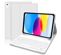 Lielax Keyboard case for ipad 10th Generation 2022/A16 11th Generation inch 2025(10.9/11 Inch), UK Layout Detachable Wireless Bluetooth Keyboard Case for ipad 11/10 Gen - Grey