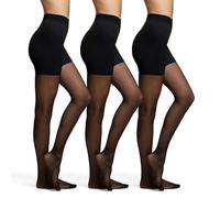 LIEMI Pompea 3 Sheer Tights Push Up Triple Action 40 DEN Black 3-M