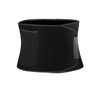 Lienyeang Waist Trainer for Women&Men Trimmer Sweat Belt for Weight Loss body shaper Back Lumbar Support Belt Adjustable Waist Trimmer for Workout, Running and Fitness Black