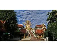 LIEOPZ Thailand Samui Landscape DIY 5D Diamond Painting by Number Unique Kits Home Wall Decor Crystal Rhinestone Wall Decor 30x40CM