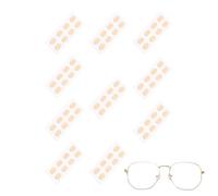 Liepglas Nose Pads - Anti Intelligence Nose Pads Front | 40 Pairs Self Adhesive Foam Sunglasses Nosepads for Working Holiday Offices Sports Makeup Commuting