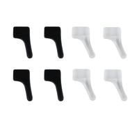 Liepglass ear borders-4-pack silicone temple tips, non slip glass holder sleeves, lightweight comfortable earholder, durable soft material | Ideal for reading sunglasses sportactivi