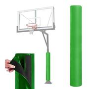 LIEROLYE Round Basketball Pole Padding, Outdoor Basketball Hoop Pole Cushion Pad, All-weather Round Column Foam Pole Padding, for Garage, Basement, Gym & Playground(Green,Diameter 14cm)