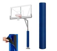 LIEROLYE Round Basketball Pole Padding, Outdoor Basketball Hoop Pole Cushion Pad, All-weather Round Column Foam Pole Padding, for Garage, Basement, Gym & Playground(Blue,Diameter 14cm)