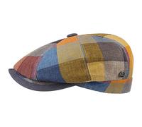 Lierys City Bic Flat Cap Leather Piping Made in Italy Men Summer
