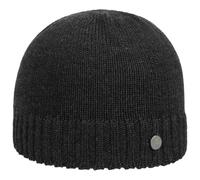 Lierys Classic Beanie Hat Merino Wool Made in Germany Women Men Autumn Winter Anthracite One Size