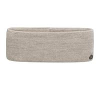 Lierys Classic Mono Headband Ribbed Polyacrylic Made in Germany Unisex Autumn Winter Light Grey