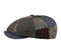 Lierys Everton Patchwork Flat Cap Hatteras Style Wool Blend Unisex Autumn Winter