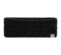 Lierys Fauske Headband for Women, Ear Protector for Winter, one Size 55-60 cm, Colour Black, Ear Warmer with Fleece Lining, Headband with Braided Design