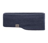 Lierys Fine Merino Headband Womens/Mens (7.5-10 cm wide) - Made in Germany - triple-layer knitted band with merino wool - Ear muffs lined with cotton - One size 53-60 cm - Autumn/Winter denim One Size