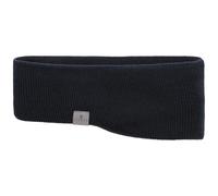Lierys Fine Merino Headband Womens/Mens (7.5-10 cm wide) - Made in Germany - triple-layer knitted band with merino wool - Ear muffs lined with cotton - One size 53-60 cm - Autumn/Winter blue One Size