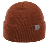 Lierys Fine Merino Knit Hat with Cuff by Women/Men - Made in Germany Beanie Winter Cuff, Autumn-Winter - One Size Rust
