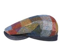 Lierys Finzi Tweed Flat Cap Checked Virgin Wool Made in Italy Men Autumn Winter