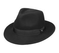 Lierys Godfather Hat Black M (56-57 cm) Wool Water-Repellent