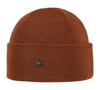 Lierys Merino GOTS Beanie Made in Germany Unisex Autumn Winter 100% Merino Wool Sustainable Knit Melange Rust One Size