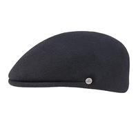 Lierys Outdoor Flat Cap Wool Felt Water-Repellent Packable Made in Italy Men Fall Winter Navy