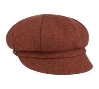 Lierys Shetland Wool Balloon Cap Handmade 100% Wool Fleece Lined Melange Made in Italy Women Autumn Winter