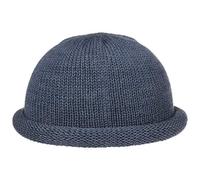 Lierys Winter Docker hat Women/Men - Made in Germany - Beanie Made of New Wool - Functional Knitted hat - Wool hat Autumn/Winter Blue One Size