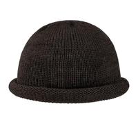 Lierys Winter Docker hat Women/Men - Made in Germany - Beanie Made of New Wool - Functional Knitted hat - Wool hat Autumn/Winter Dark Brown One Size