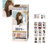 Lies Bubble Hair Color, Lies Hair Dye, Bubble Hair Dye Milk Tea Brown, Home Hair Dye Pure Plant Extract, Bubble Hair Color Kit, Natural Bubble Plant Hair Dye for All Hair Types (Milk Tea Brown)