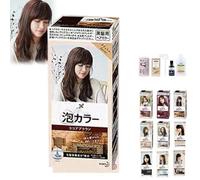 Lies Bubble Hair Color, Lies Hair Dye, Bubble Hair Dye Milk Tea Brown, Home Hair Dye Pure Plant Extract, Bubble Hair Color Kit, Natural Bubble Plant Hair Dye for All Hair Types (Coffee Brown)