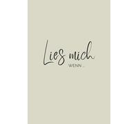 Lies mich, wenn: Lies mich, wenn: Öffne mich wenn du mich brauchst | Partner Geschenk zum Ausfüllen und verschenken | Geschenk für Freunde, Familie und Partner