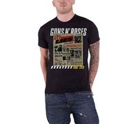 Lies Track List Back Print T-Shirt Guns N' Roses Black S