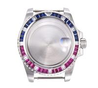 LIEWEI Boutique Shop UK 40mm Counter-Clockwise Rotating Case, 316 Stainless Steel with Crystal for NH35A/NH36 Movement 5ATM(Rot)