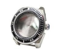 LIEWEI Boutique Shop UK 42mm Samurai Style Watch Case with Sapphire Crystal, Compatible with NH35/NH36/4R35 Movement & 22mm Strap(Nero)