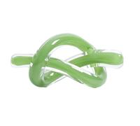 LIEWEI Boutique Shop UK Knot Glass Ornaments Hand Painted Blown Glass Miniature Glass Ornaments Crystal Glass Clear Ornaments for Home Office Cute Figurine