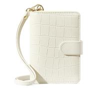 LIEWEI Boutique Shop UK Neck Hanging Passport Bag Portable Boarding Pass Document Holder Storage Card Ticket Protective Cover Passport Sleeve(Beige)