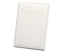 LIEWEI Boutique Shop UK Passport Holder Leather Cover Simple Thin Ticket Thief-Proof Document Organizer Passport Sleeve(Wei)