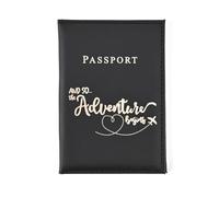 LIEWEI Boutique Shop UK Pu Passport Cover, Document Storage Bag,Travel Thin Holder, Protective for Traveling Abroad Passport Sleeve(Nero)