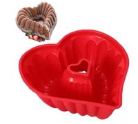 LIEWEI Boutique Shop UK Silicone Bakeware DIY Non-Stick Cake Pan Love Heart Shape Cake Mold Freezing and Baking Pastry Molds Mousse Bread Mould