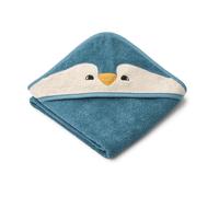 Liewood Albert bath cape towel with hood 70x70 cm Oceanview mix