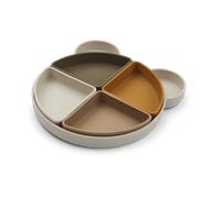 Liewood Arne children's plate + 4 bowls Mr bear sandy multi mix