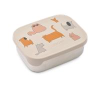 Liewood Arthur lunchbox 13.5x17 cm Cats and Dogs-Sandy