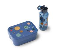 Liewood Chelsey printed lunchbox set 2 pieces Universe-Classic navy