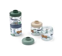 Liewood Dominique baby food jars 100 ml 4-pack Fun-beach blue