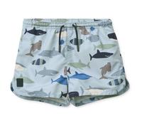 LIEWOOD - Kid's Aiden Printed Board Shorts - Boardshorts size 104, grey