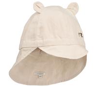 LIEWOOD - Kid's Gorm Linen Sun Hat with Ears - Cap size 41-43 cm - 0-3 Months, sand