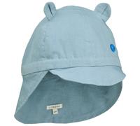 LIEWOOD - Kid's Gorm Linen Sun Hat with Ears - Cap size 51-52 cm - 3-4 Years, turquoise