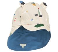 LIEWOOD - Kid's Gorm Reversible Sun Hat with Ears - Cap size 43-45 cm - 3-6 Months, blue