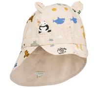 LIEWOOD - Kid's Gorm Reversible Sun Hat with Ears - Cap size 43-45 cm - 3-6 Months, sand