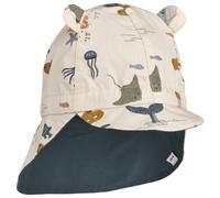 LIEWOOD - Kid's Gorm Reversible Sun Hat with Ears - Cap size 45-48 cm - 6-9 Months, sand