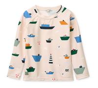LIEWOOD - Kid's Noah Printed Longsleeve Swim Tee - Lycra size 140, white